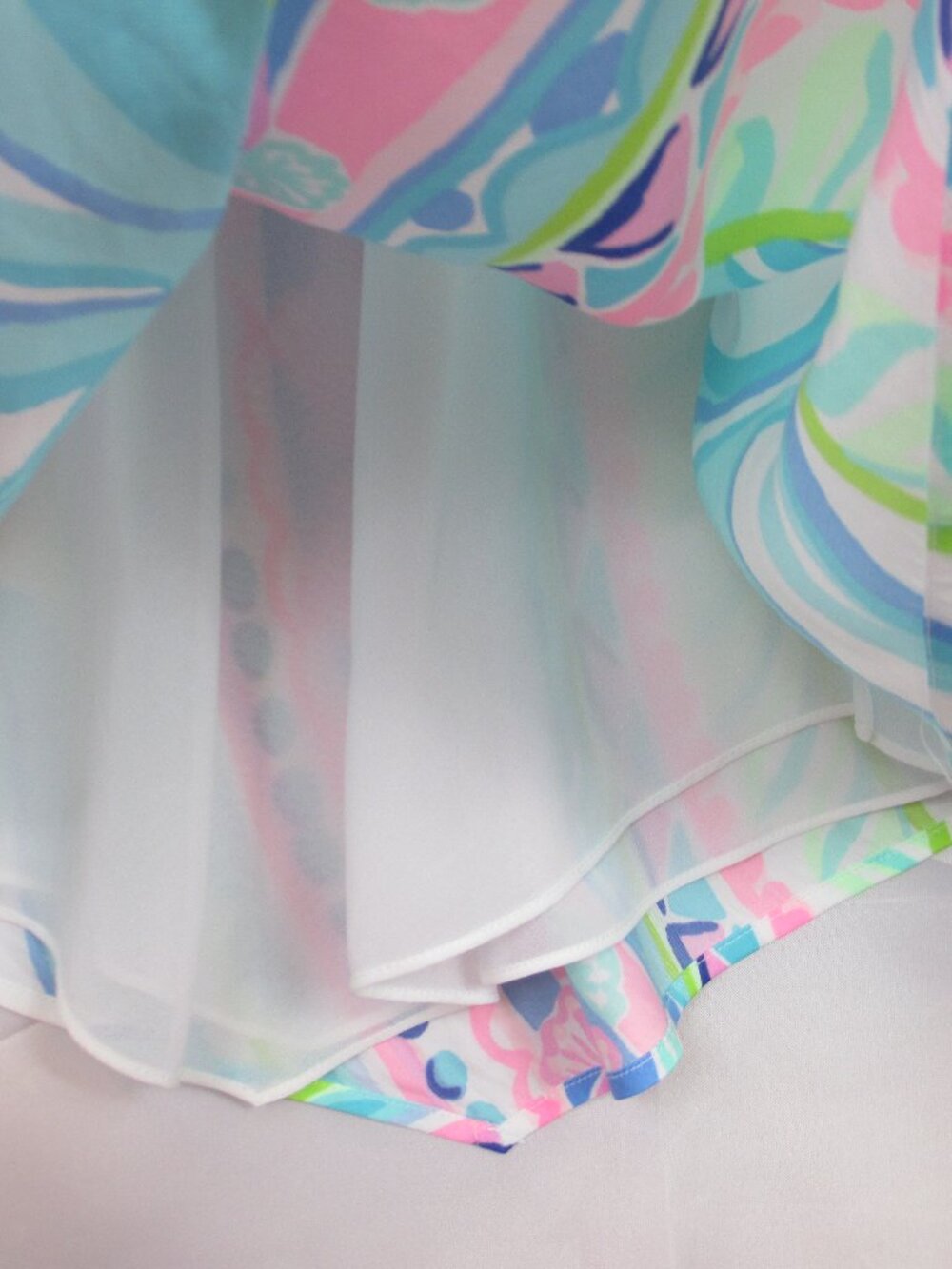 Lilly Pulitzer Julien Halter Top Tank Blouse Coco Island Engineered Size S - Picture 5 of 9